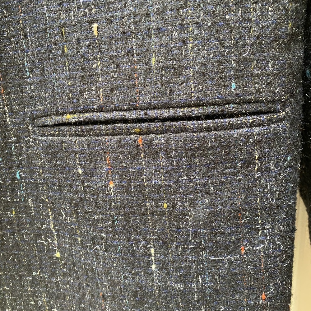 COTLER | Vintage Sports Coat Charcoal Gray Wool Blend Jacket Size 40 - Picture 11 of 11